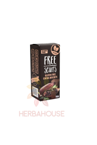 Obrázok pre FreeScuits Bezlepkové kakaové sušienky so sladidlom (115g)