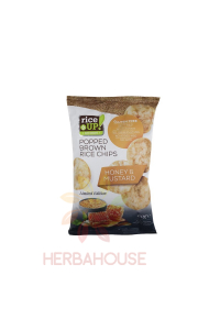 Obrázok pre Rice Up Bezlepkový ryžový chips s medovo horčicovou príchuťou (60g)