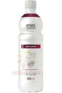 Obrázok pre Smart Vitamin Balance + Zinok Nesýtený nápoj s príchuťou granátového jablka so sladidlami (600ml)