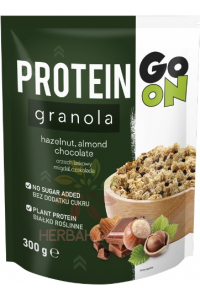 Obrázok pre Sante Go On Proteínová granola so sladidlami lieskový orech, mandle, čokoláda (300g)