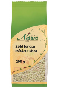 Obrázok pre Dénes Natura Zelená šošovica na nakličovanie (200g)