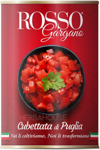 Obrázok pre Rosso Gargano Lúpané paradajky krájané v paradajkovej šťave (400g)