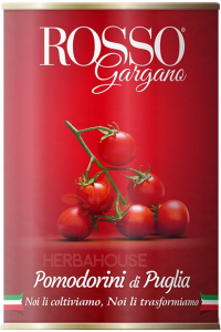 Obrázok pre Rosso Gargano Cherry paradajky v paradajkovej šťave (400g)