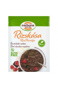 Cerbona Vegan Bezlepková Ryžová kaša čokoláda malina (45g) Obrázok pre Cerbona Vegan Bezlepková Ryžová kaša čokoláda malina (45g)