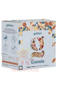Obrázok pre Gabiyo Bezlepková granola višňovo-malinová bez pridaného cukru (275g) 