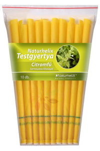 Obrázok pre Naturhelix Telová sviečka citrónová tráva (10ks)