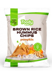 Obrázok pre Foody Free Bezlepkový Chips Hummus a hnedá ryža s tekvicou (50g) 