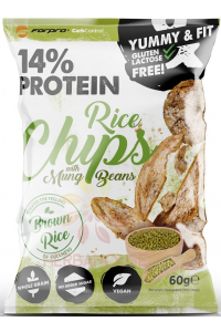 Obrázok pre Forpro Bezlepkový, celozrnný proteínový ryžový chips s fazuľou mungo (60g) 