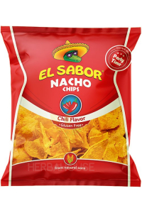 Obrázok pre El Sabor Bezlepkový Nachos chips s chilli (225g)