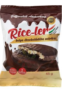 Obrázok pre Nagykun Rice-Ler Ryžové chlebíčky s polevou z belgickej horkej čokolády (45g)