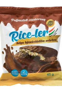 Obrázok pre Nagykun Rice-Ler Ryžové chlebíčky s polevou z belgickej mliečnej čokolády (45g)