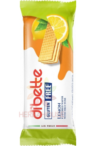 Obrázok pre Dibette Bezlepková oblátka plnená krémom s citrónovou príchuťou sladená fruktózou (50g)