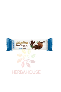Obrázok pre Dibette NAS Horká čokoláda so sladidlom plnená krémom s kokosovou príchuťou (22g)