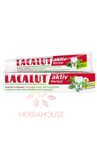 Obrázok pre Lacalut Aktív Herbal zubná pasta proti paradentóze (75ml)