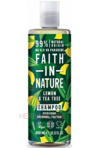 Obrázok pre Faith In Nature Šampón citrón a čajovník (400ml)