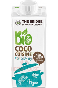 Obrázok pre The Bridge Bio Kokosová alternatíva smotany na varenie (200ml) 