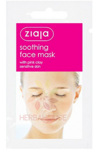 Obrázok pre Ziaja Ukludňujúca pleťová maska s ružovým ílom (7ml)