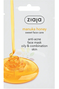 Obrázok pre Ziaja Manukovo-medová pleťová maska proti akné na mastnú a zmiešanú pleť (7ml)