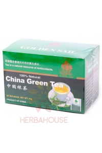 Obrázok pre Golden Sail Čínsky zelený čaj porciovaný (20ks)