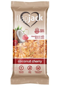Obrázok pre FlapJack Kokosová ovsená tyčinka s kandizovanými čerešňami (100g)