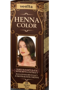 Obrázok pre Venita Henna Color prírodná farba na vlasy 15 - hnedá (75ml)