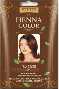 Obrázok pre Venita Henna Color prírodný prášok na farbenie vlasov 15 - bronz (25g)