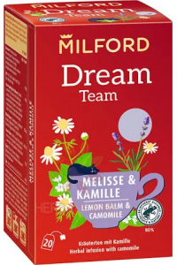Obrázok pre Milford Dream Team bylinkový čaj mix (20ks)