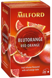 Obrázok pre Milford Ovocný čaj príchuťou červeného pomaranča (20ks)