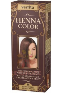 Obrázok pre Venita Henna Color prírodná farba na vlasy 18 - čierna višňa (75ml)