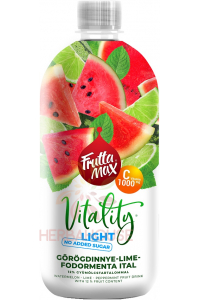 Obrázok pre Fruttamax Vitality Light Ovocný nápoj melón-limetka-mäta (750ml)