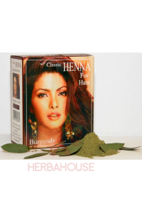 Obrázok pre Classic Henna farba na vlasy v prášku - bordová (100g)