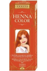 Obrázok pre Venita Henna Color prírodná farba na vlasy 5 - paprikovo červená (75ml)