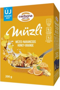 Obrázok pre Cerbona Honey-Orange Müsli med a pomaranč (200g)
