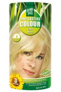 Obrázok pre Hennaplus Prírodná farba na vlasy 8 - svetlá blond (100ml)