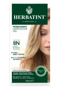 Obrázok pre Herbatint Prírodná permanentná farba na vlasy 8N - svetlá blond (150ml)