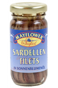 Obrázok pre Mayflower Sardelové filety v oleji (100g)