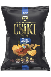 Obrázok pre Csíki Chips Bezlepkové zemiakové chipsy ochutené Gyulai klobásou (60g)