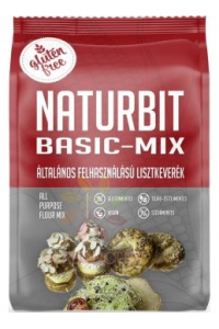 Obrázok pre Naturbit Basic mix Bezlepková múčna zmes na pečenie (750g)