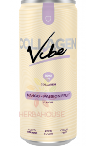 Obrázok pre Vibe Collagen Sýtený nápoj s kolagénom a sladidlami mango marakuja (330ml) 