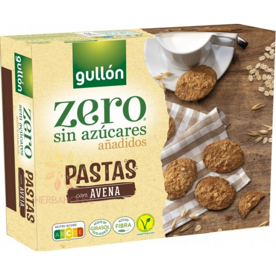 Obrázok pre Gullón Pastas Zero ovsené sušienky bez pridaného cukru so sladidlom (300g)