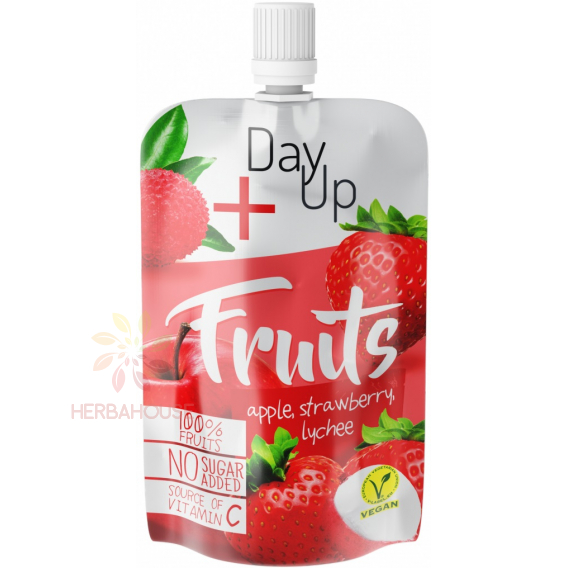 Obrázok pre DayUp Fruits Kapsička jablko jahoda a liči (100g)