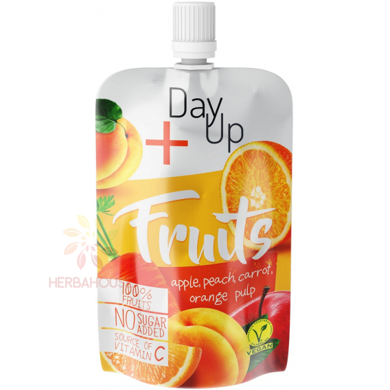 Obrázok pre DayUp Fruits Kapsička jablko broskyňa mrkva a pomaranč (100g)