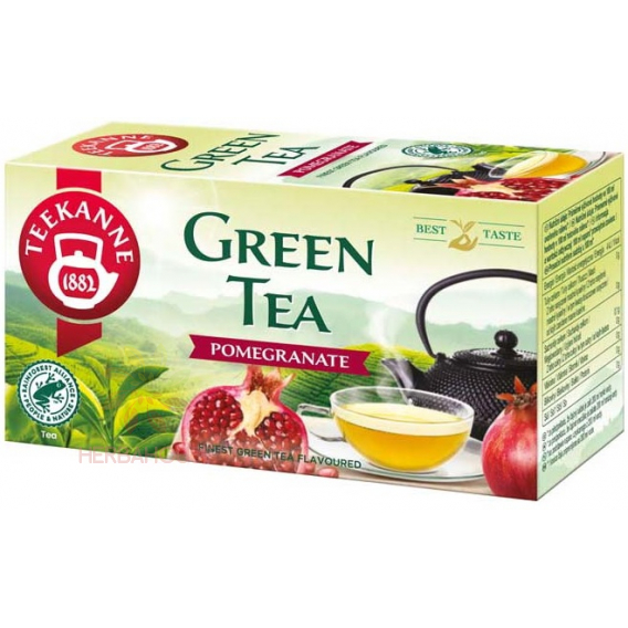 Obrázok pre Teekanne Zelený čaj s príchuťou granátového jablka (20ks)