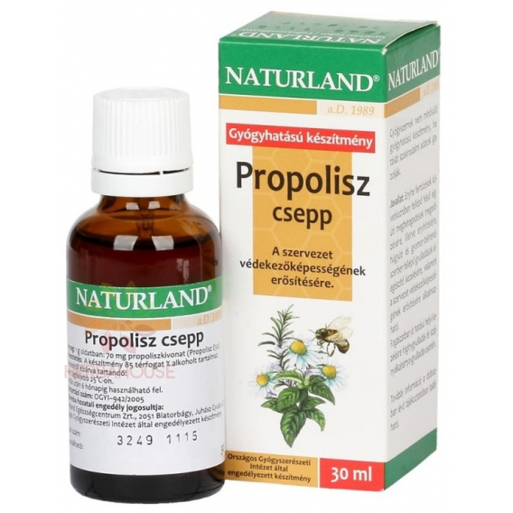 Obrázok pre Naturland propolisový výťažok - liehové kvapky (30ml)