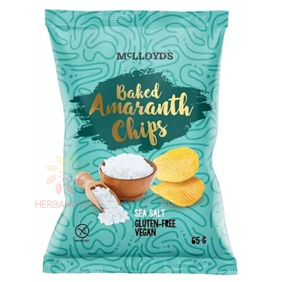 Obrázok pre McLloyd´s Bezlepkový amarantový chips morská soľ (65g)