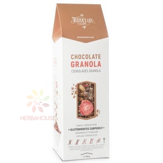 Obrázok pre Hester´s Life Bezlepková granola čokoládová bez pridaného cukru (320g)