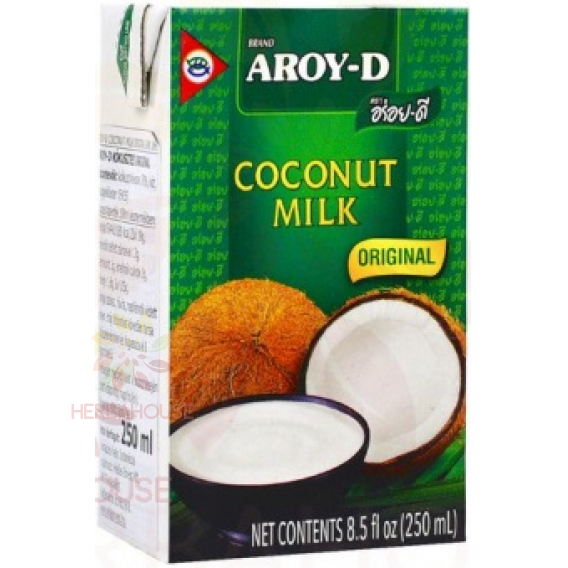 Obrázok pre Aroy-D Kokosové mlieko (250ml)