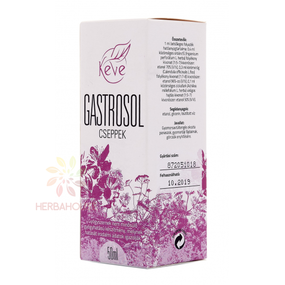 Obrázok pre Ambrosia Keve Gastrosol žalúdočné kvapky (50ml)