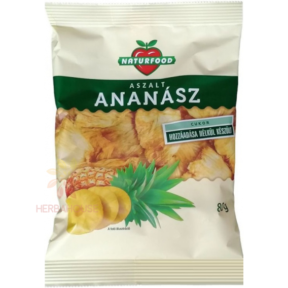 Obrázok pre Naturfood Ananás sušený plátky (80g) 
