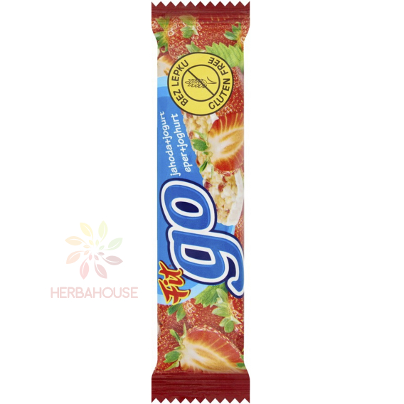 Obrázok pre Fit Go Müsli tyčinka jahoda a jogurt (23g)